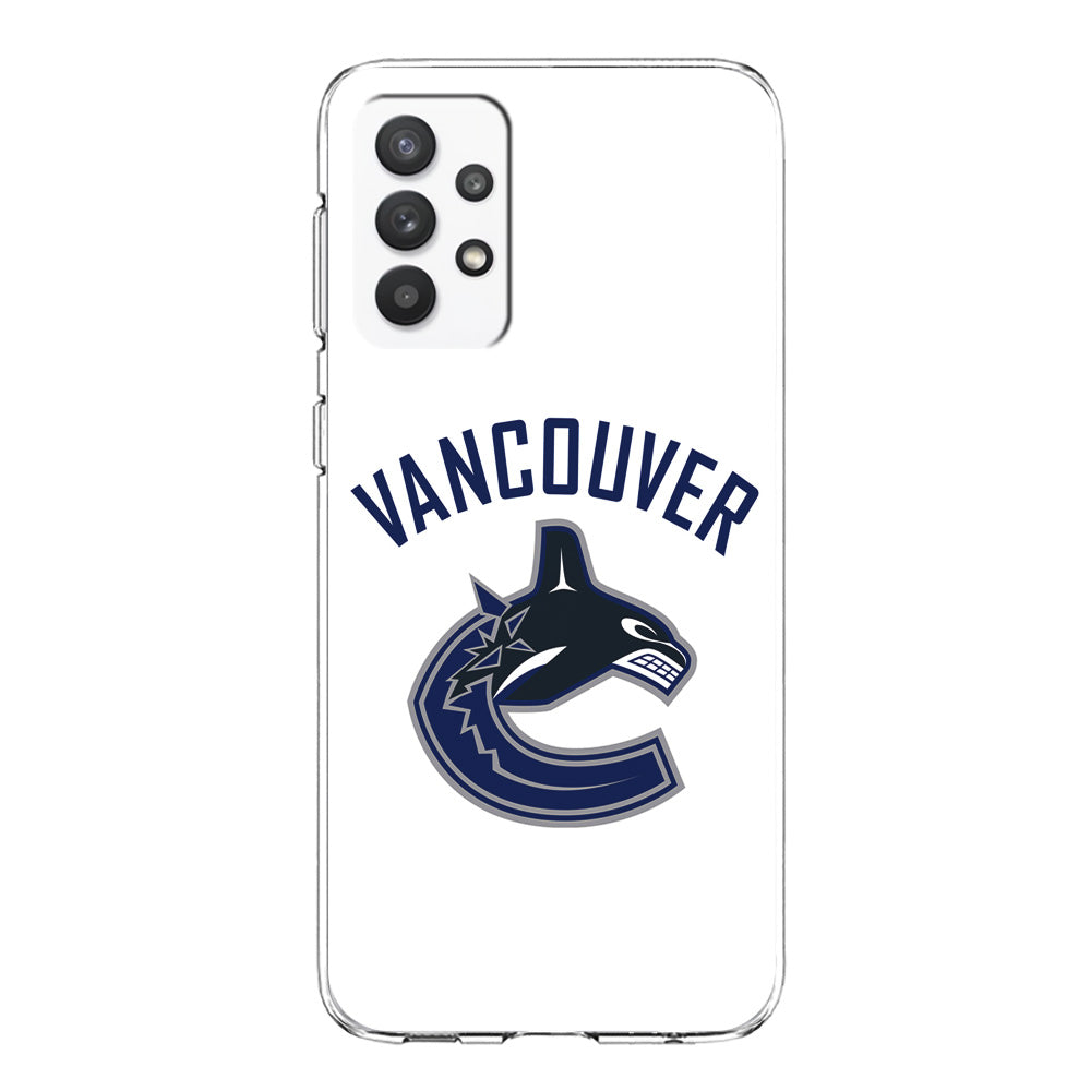 Hockey Vancouver Canucks NHL 001 Samsung Galaxy A32 Case-Phone Case-Clear Soft Case-Altracase