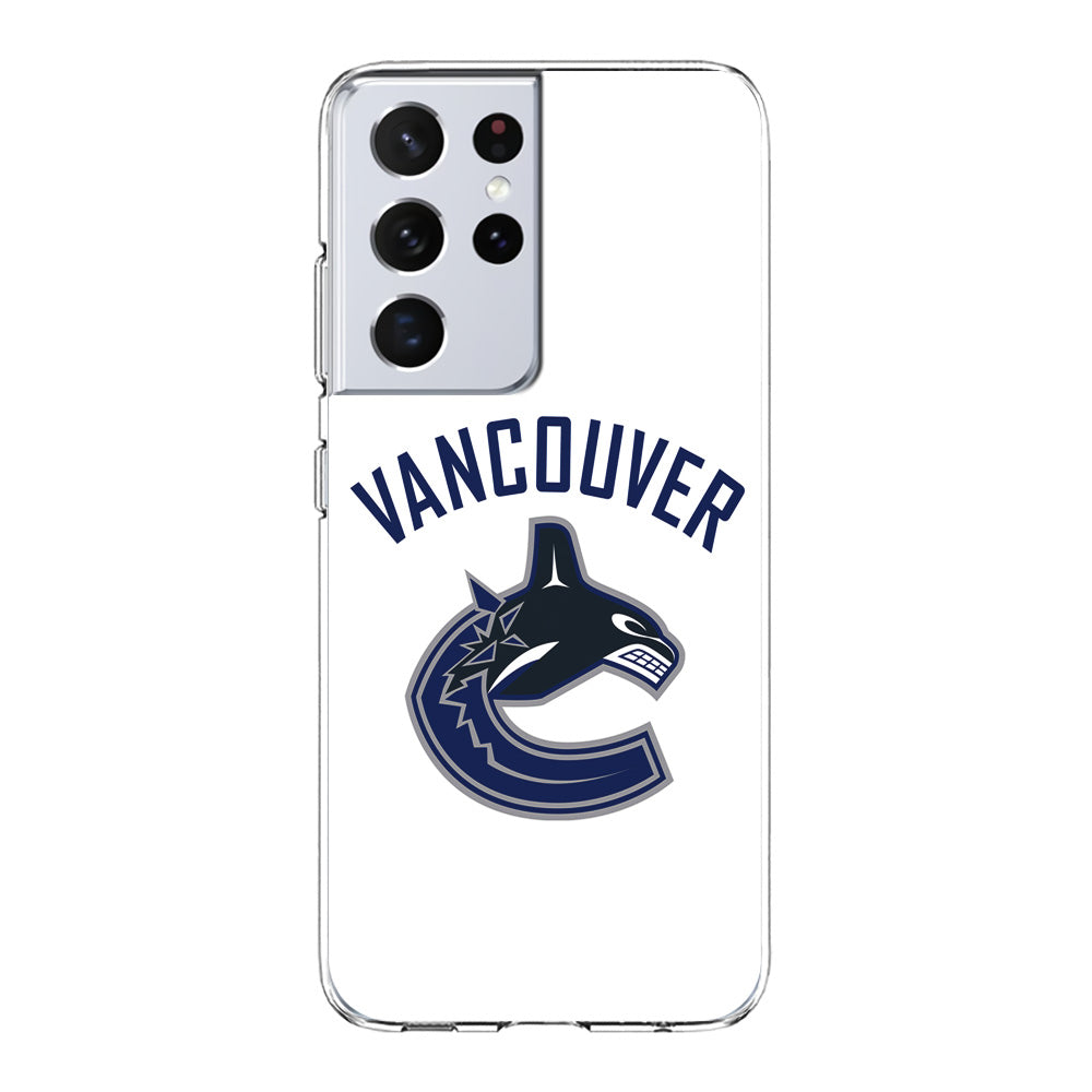 Hockey Vancouver Canucks NHL 001 Samsung Galaxy S23 Ultra Case-Phone Case-Clear Soft Case-Altracase