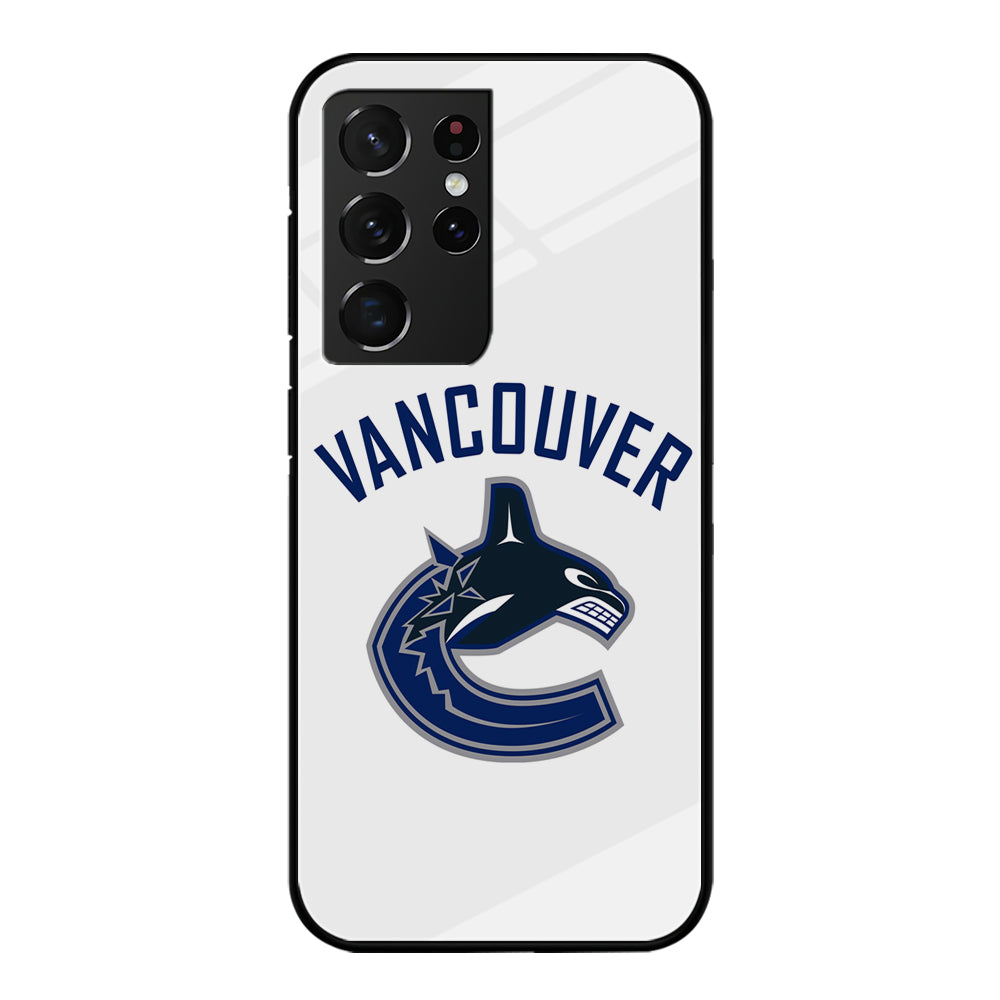 Hockey Vancouver Canucks NHL 001 Samsung Galaxy S22 Ultra Case-Phone Case-Tempered Glass Case-Altracase