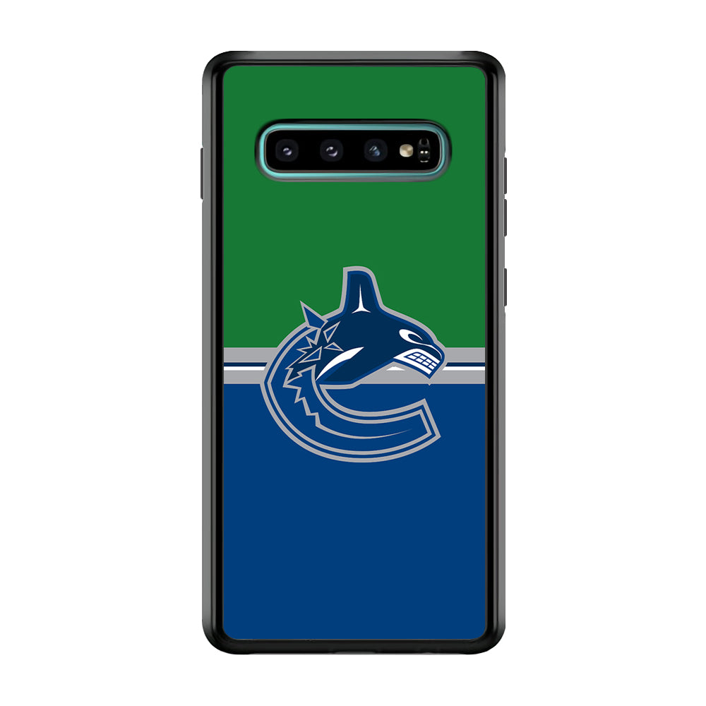 Hockey Vancouver Canucks NHL 002 Samsung Galaxy S10 Case-Phone Case-Rubber Black (2D Case)-Altracase