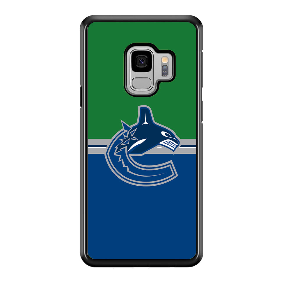 Hockey Vancouver Canucks NHL 002 Samsung Galaxy S9 Case-Phone Case-Rubber Black (2D Case)-Altracase
