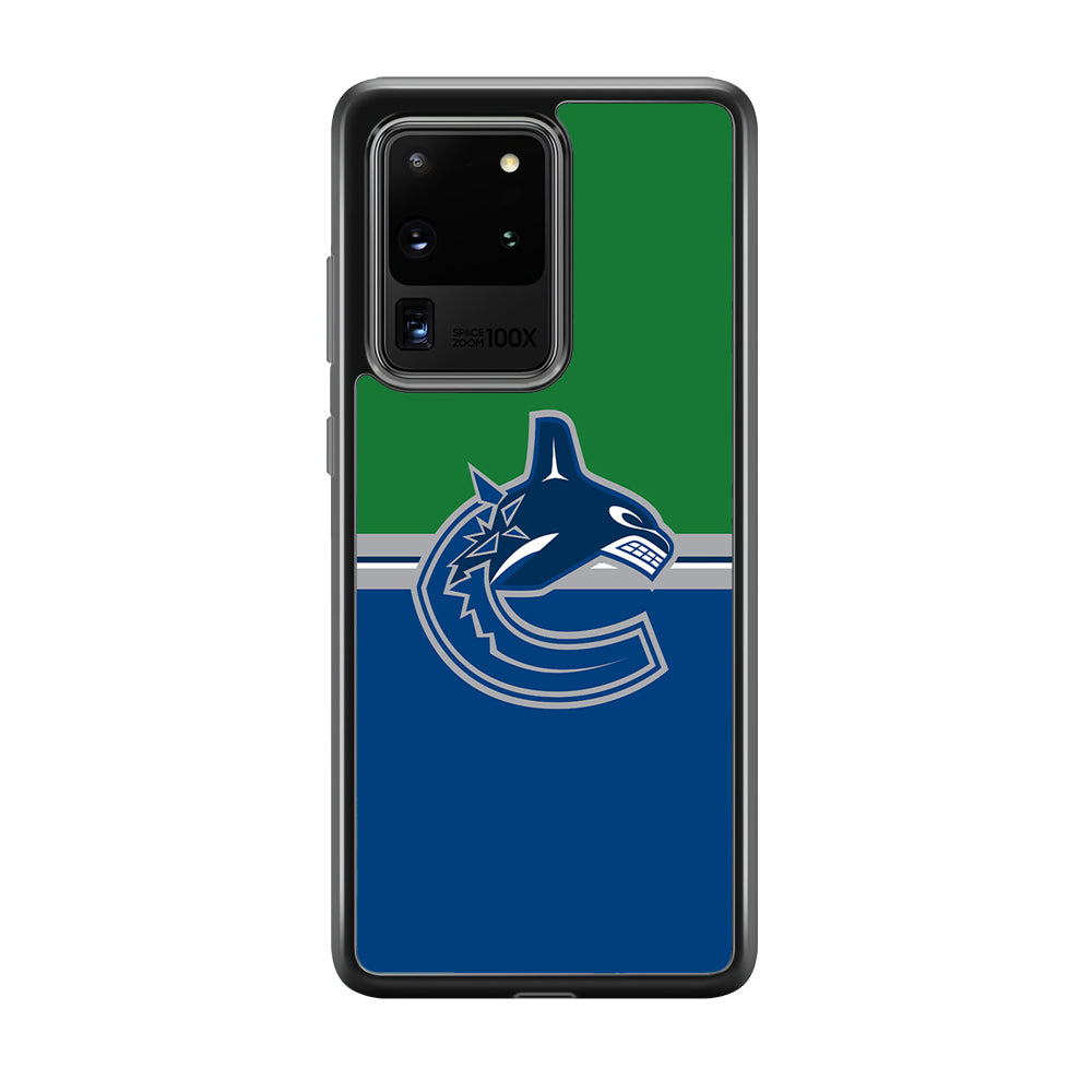 Hockey Vancouver Canucks NHL 002 Samsung Galaxy S20 Ultra Case-Phone Case-Rubber Black (2D Case)-Altracase