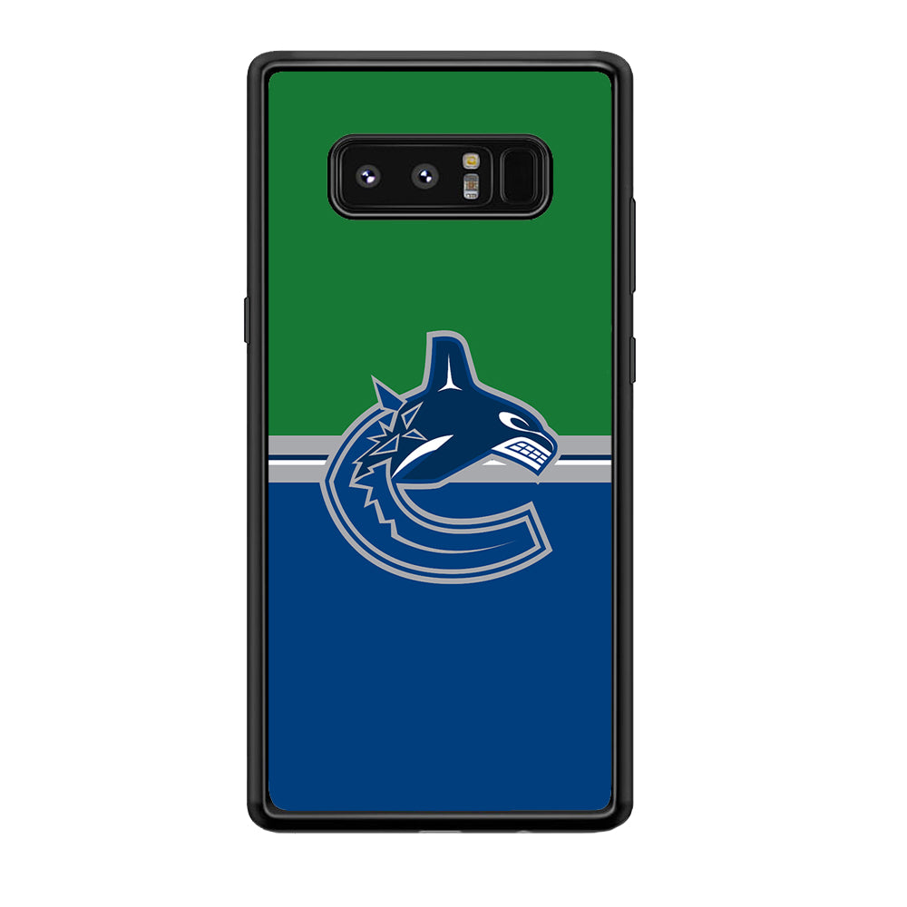 Hockey Vancouver Canucks NHL 002 Samsung Galaxy Note 8 Case-Phone Case-Rubber Black (2D Case)-Altracase