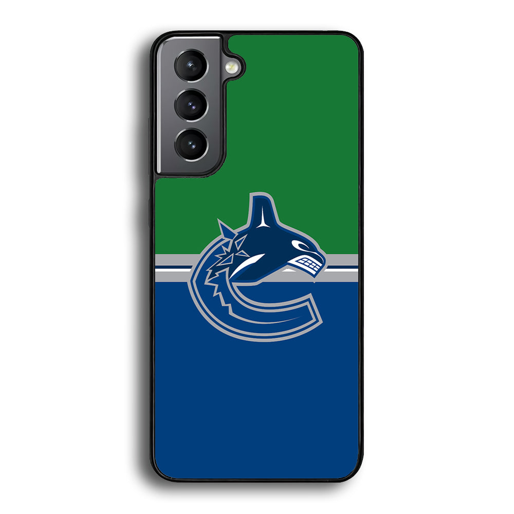 Hockey Vancouver Canucks NHL 002 Samsung Galaxy S21 Case-Phone Case-Rubber Black (2D Case)-Altracase