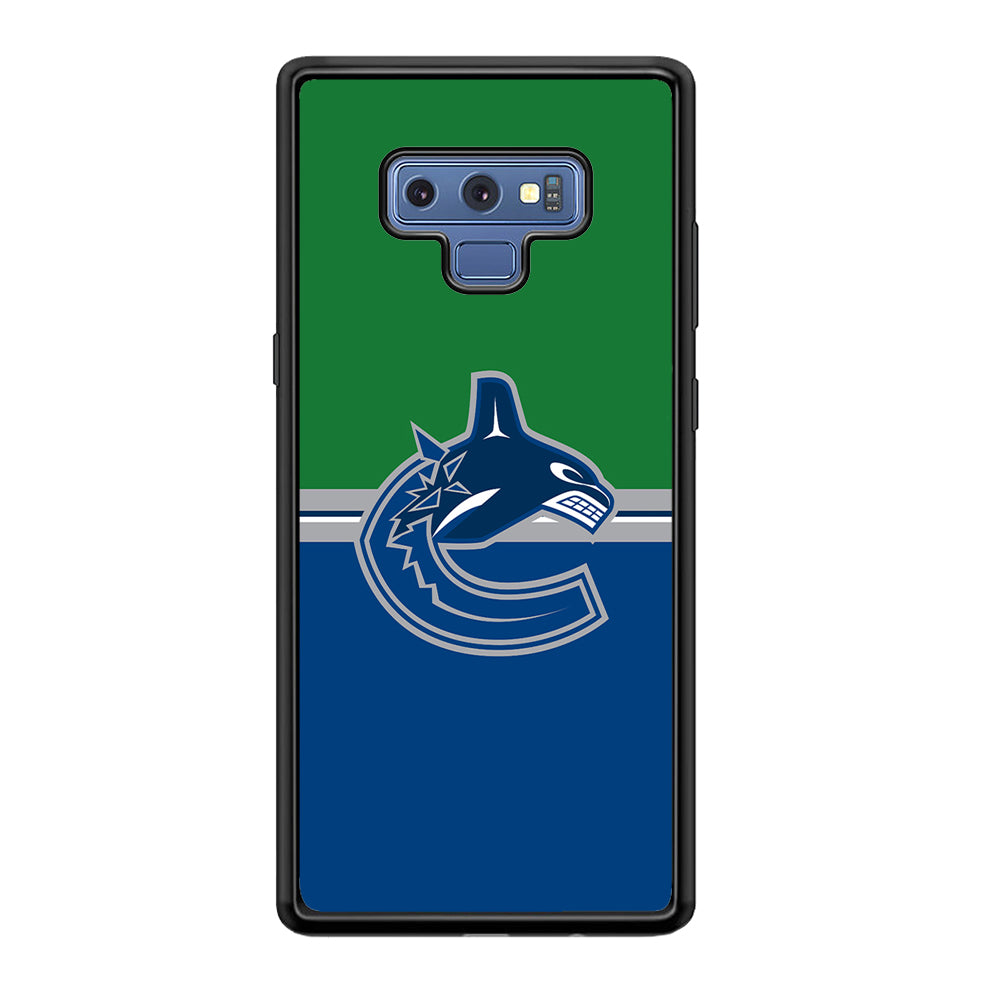 Hockey Vancouver Canucks NHL 002 Samsung Galaxy Note 9 Case-Phone Case-Rubber Black (2D Case)-Altracase