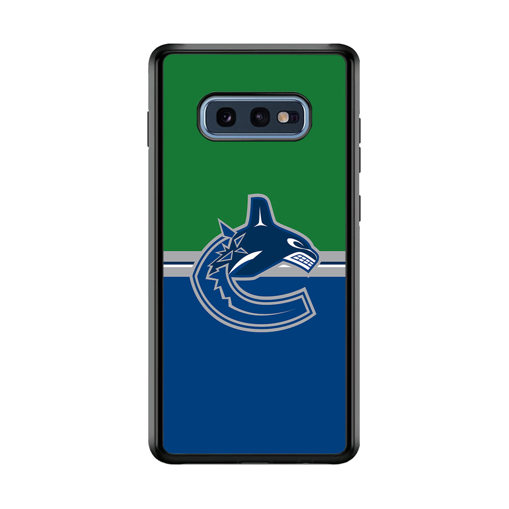 Hockey Vancouver Canucks NHL 002 Samsung Galaxy S10E Case-Phone Case-Rubber Black (2D Case)-Altracase