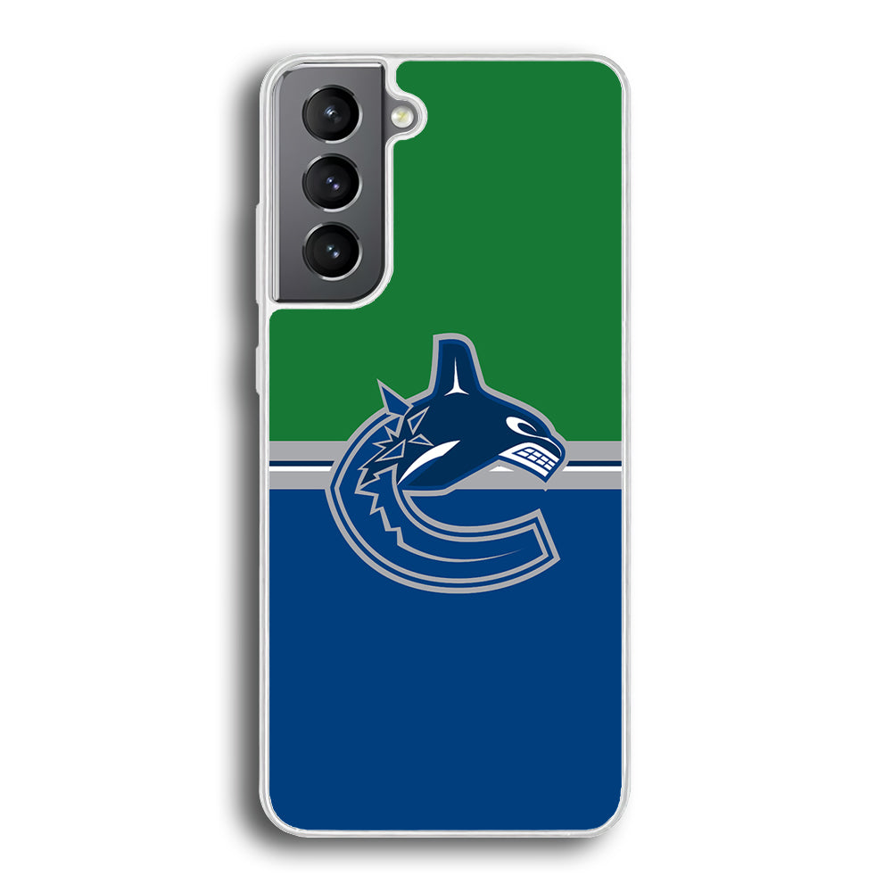 Hockey Vancouver Canucks NHL 002 Samsung Galaxy S21 Plus Case-Phone Case-Rubber White (2D Case)-Altracase