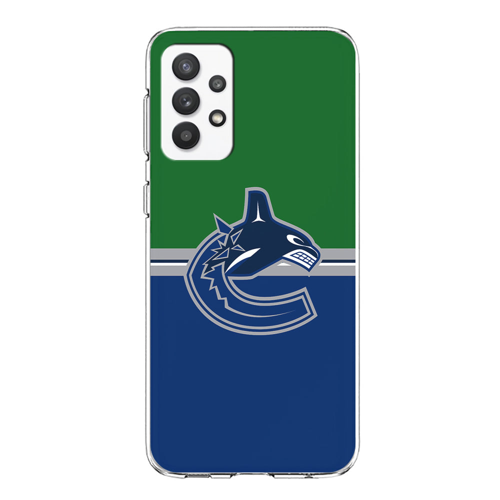 Hockey Vancouver Canucks NHL 002 Samsung Galaxy A32 Case-Phone Case-Clear Soft Case-Altracase