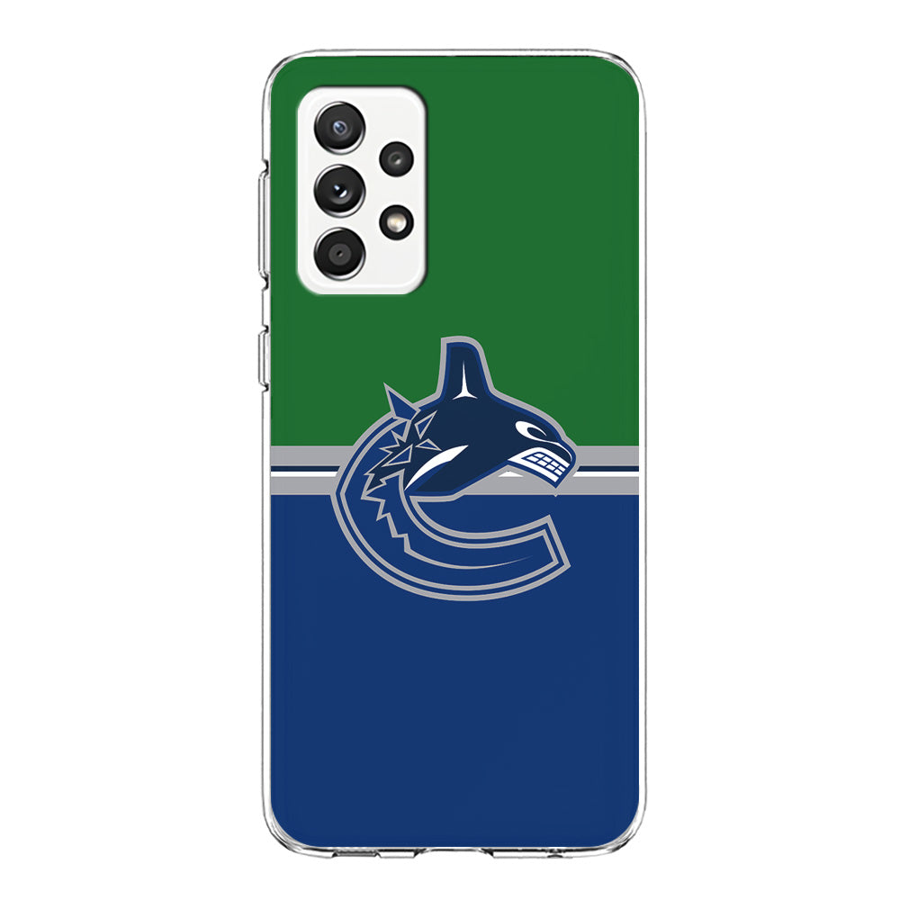 Hockey Vancouver Canucks NHL 002 Samsung Galaxy A72 Case-Phone Case-Clear Soft Case-Altracase