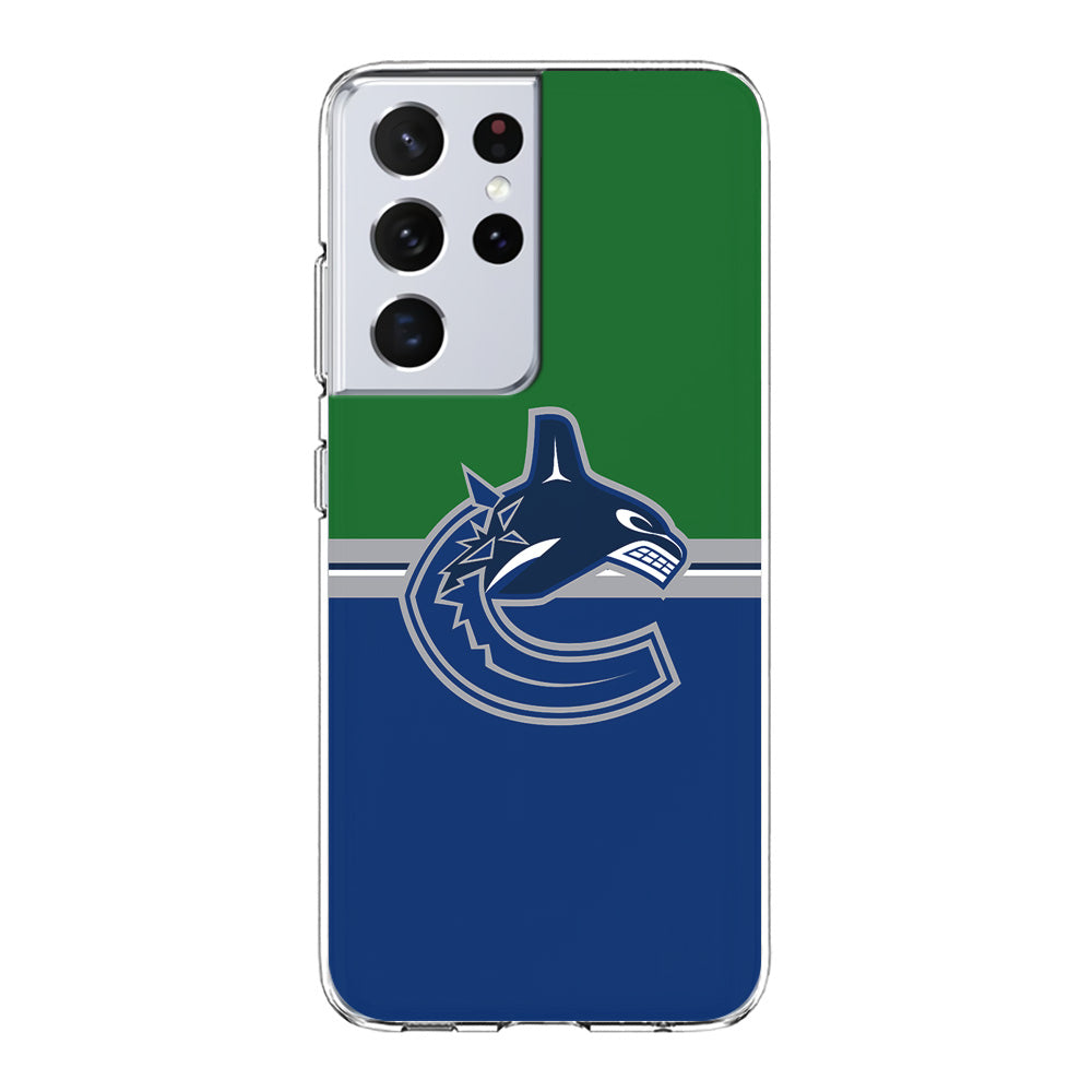 Hockey Vancouver Canucks NHL 002 Samsung Galaxy S23 Ultra Case-Phone Case-Clear Soft Case-Altracase