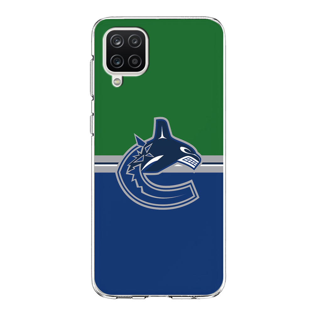 Hockey Vancouver Canucks NHL 002 Samsung Galaxy A12 Case-Phone Case-Clear Soft Case-Altracase