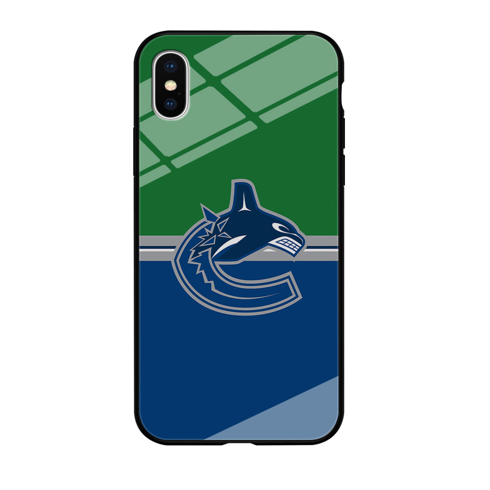 Hockey Vancouver Canucks NHL 002 iPhone Xs Case-Phone Case-Tempered Glass Case-Altracase