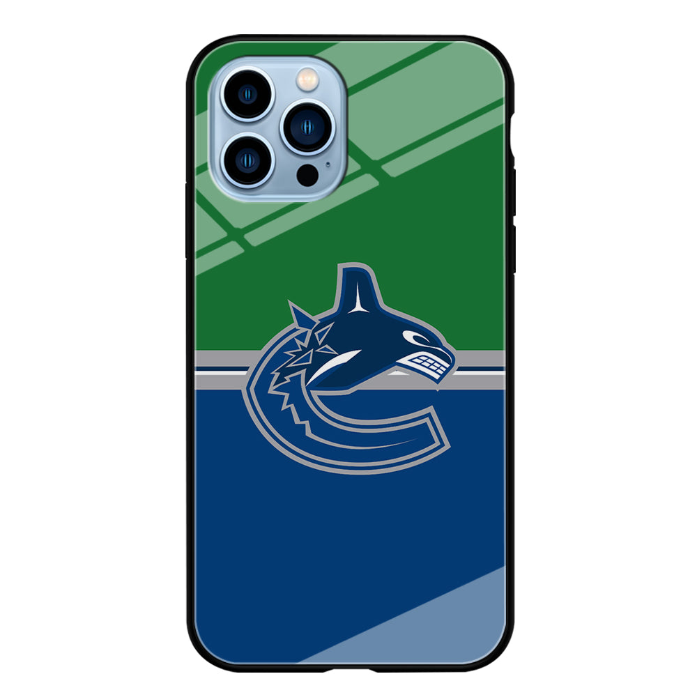 Hockey Vancouver Canucks NHL 002 iPhone 15 Pro Max Case-Phone Case-Tempered Glass Case-Altracase
