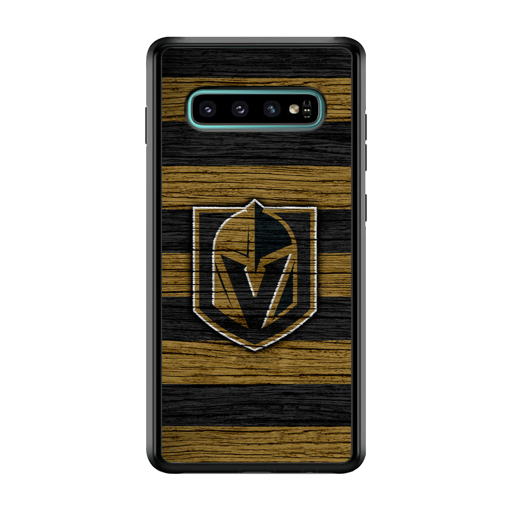 Hockey Vegas Golden Knights NHL 001 Samsung Galaxy S10 Case-Phone Case-Rubber Black (2D Case)-Altracase