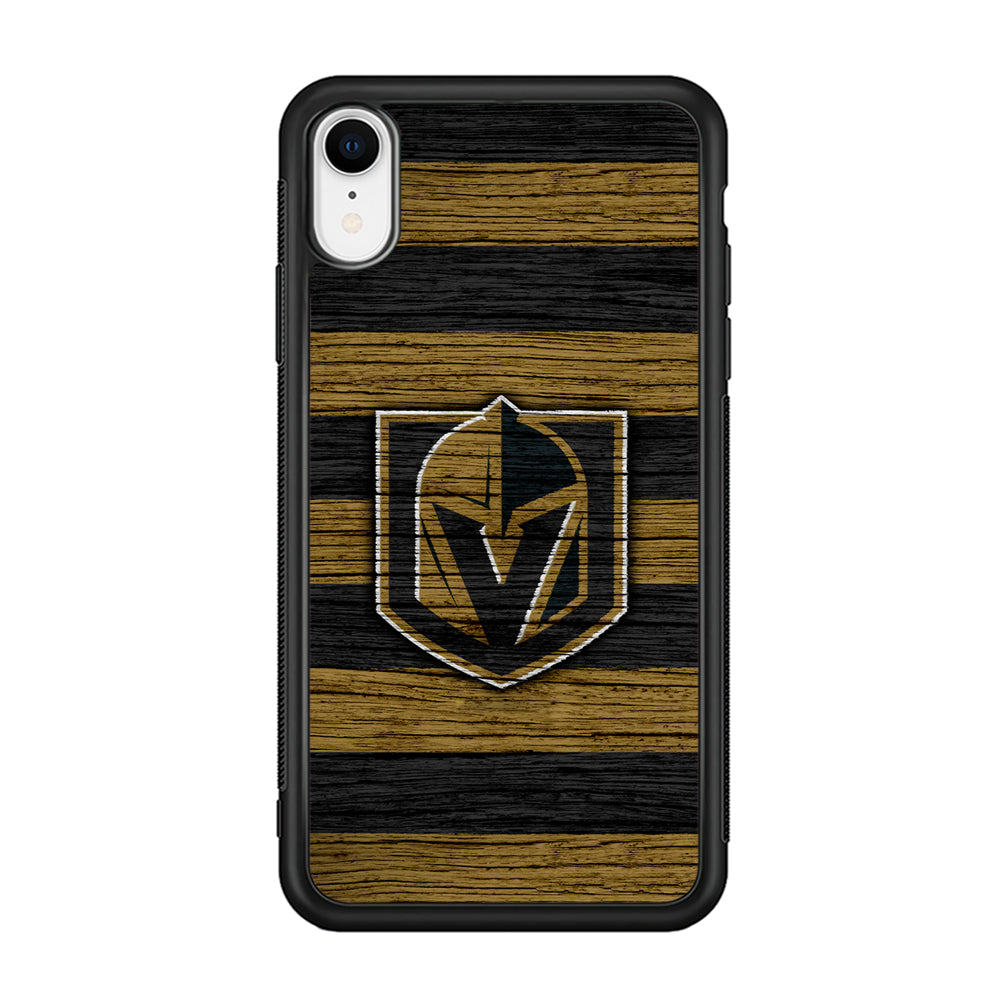 Hockey Vegas Golden Knights NHL 001 iPhone XR Case-Phone Case-Rubber Black (2D Case)-Altracase