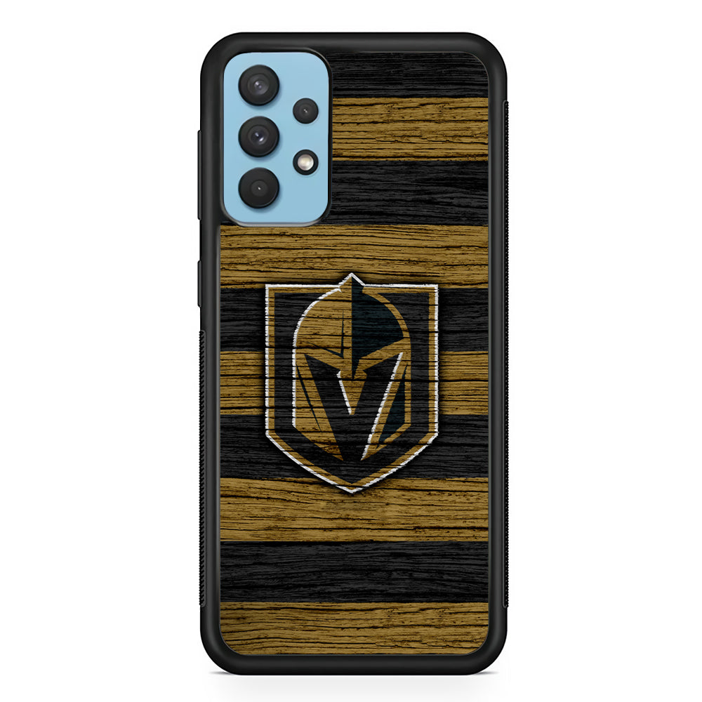 Hockey Vegas Golden Knights NHL 001 Samsung Galaxy A32 Case-Phone Case-Rubber Black (2D Case)-Altracase
