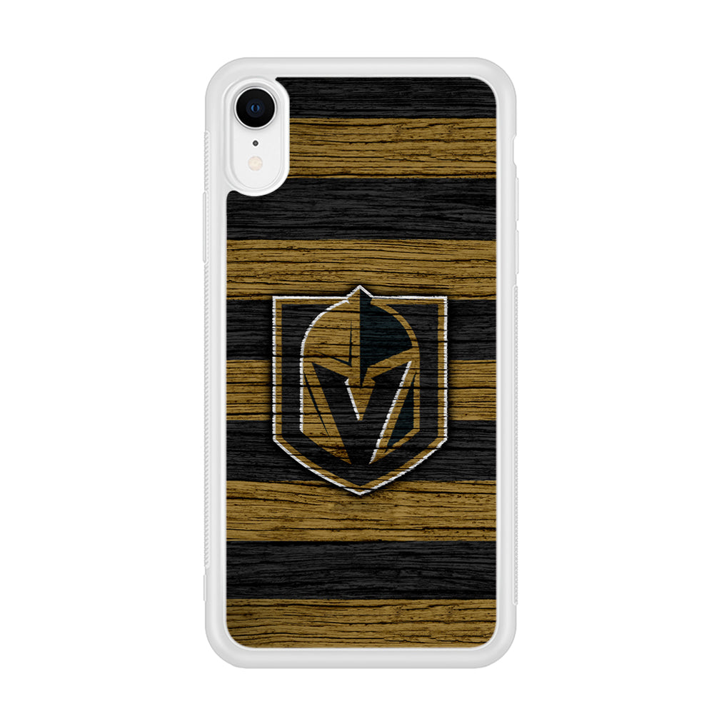 Hockey Vegas Golden Knights NHL 001 iPhone XR Case-Phone Case-Rubber White (2D Case)-Altracase
