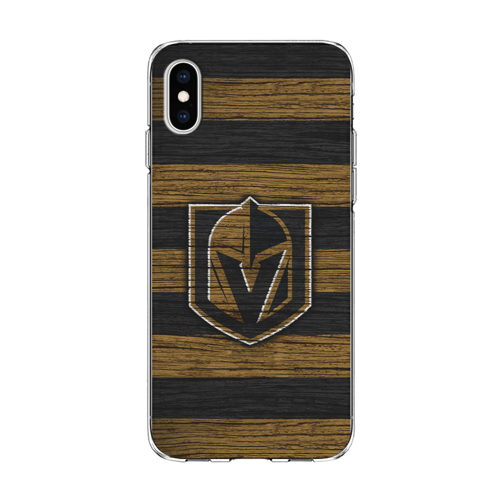 Hockey Vegas Golden Knights NHL 001 iPhone Xs Case-Phone Case-Clear Soft Case-Altracase