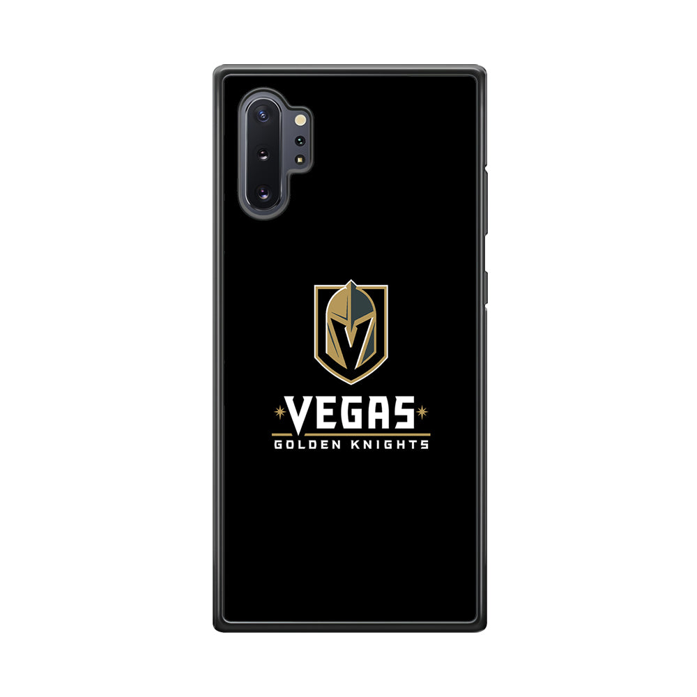 Hockey Vegas Golden Knights NHL 002 Samsung Galaxy Note 10 Plus Case-Phone Case-Rubber Black (2D Case)-Altracase
