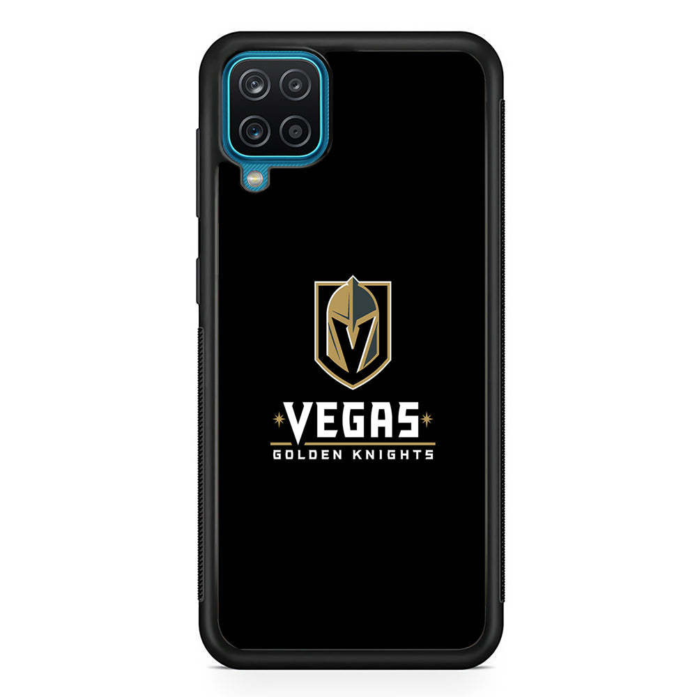 Hockey Vegas Golden Knights NHL 002 Samsung Galaxy A12 Case-Phone Case-Rubber Black (2D Case)-Altracase
