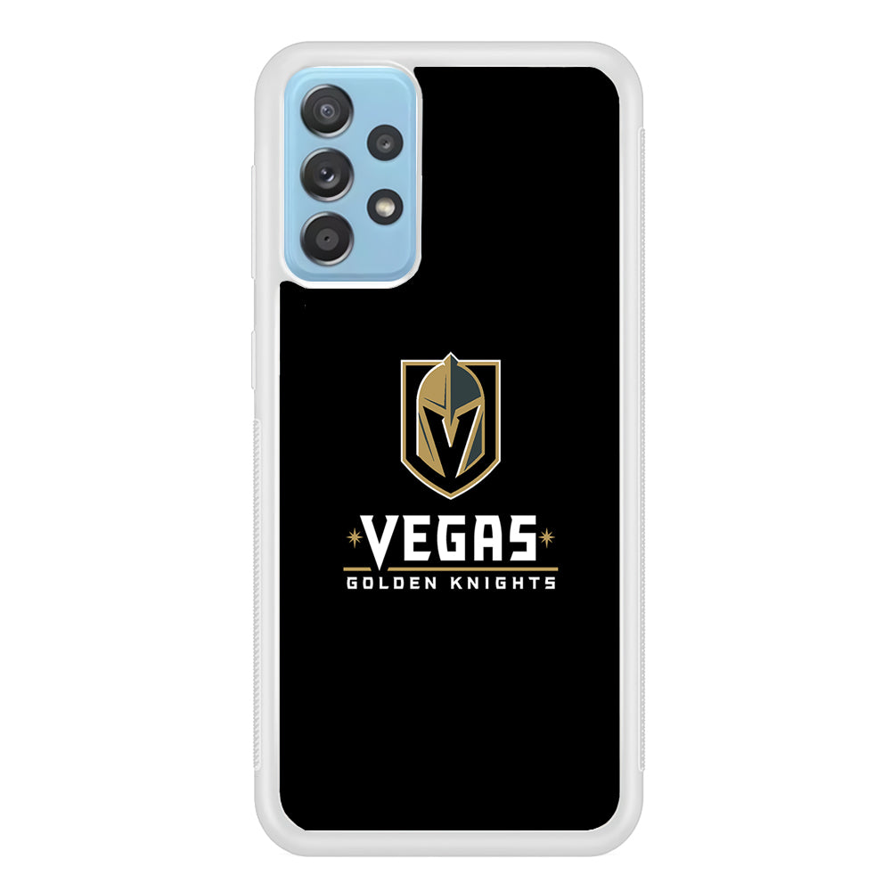 Hockey Vegas Golden Knights NHL 002 Samsung Galaxy A72 Case-Phone Case-Rubber White (2D Case)-Altracase