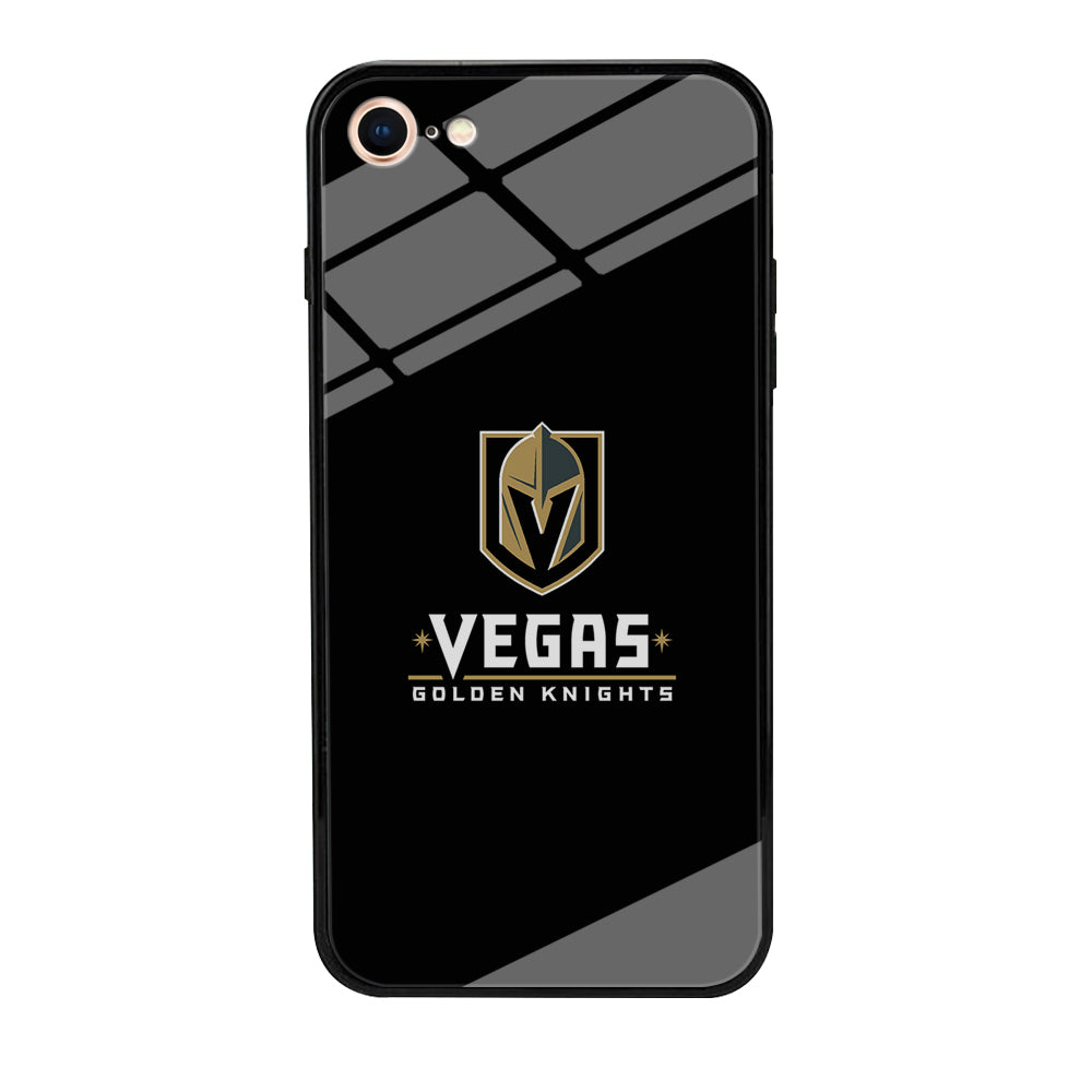 Hockey Vegas Golden Knights NHL 002 iPhone SE 3 2022 Case-Phone Case-Tempered Glass Case-Altracase