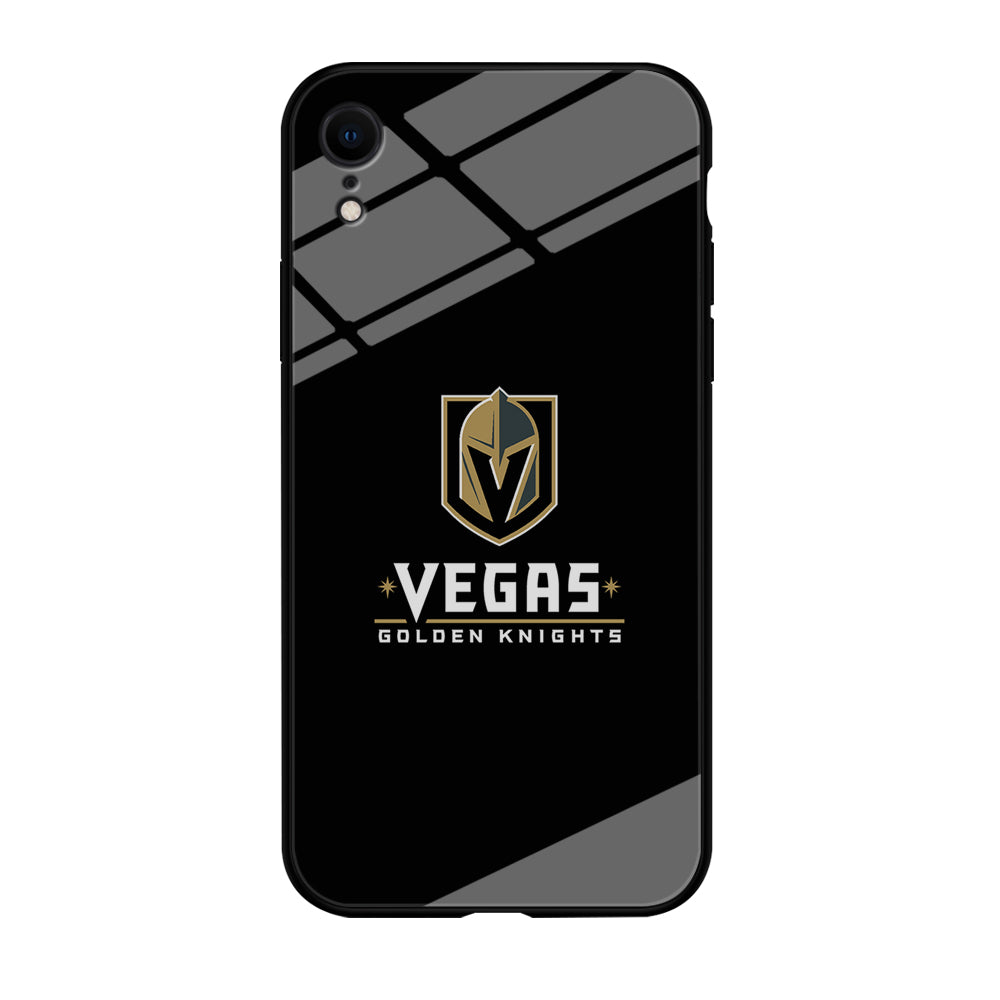 Hockey Vegas Golden Knights NHL 002 iPhone XR Case-Phone Case-Tempered Glass Case-Altracase