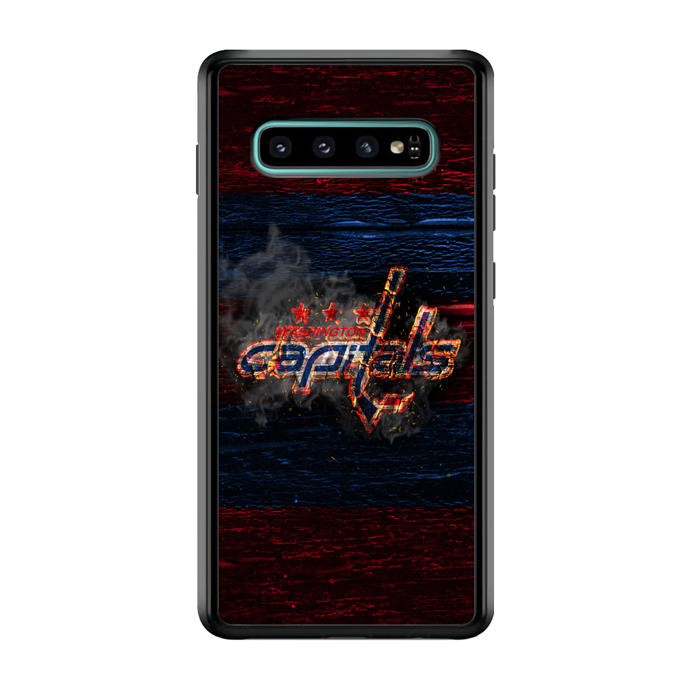 Hockey Washington Capitals NHL 001 Samsung Galaxy S10 Case-Phone Case-Rubber Black (2D Case)-Altracase