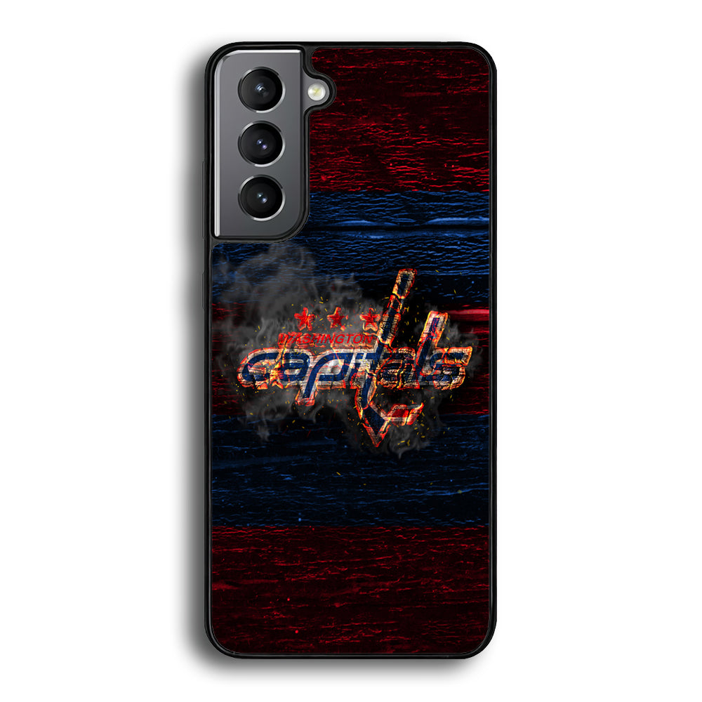Hockey Washington Capitals NHL 001 Samsung Galaxy S21 Plus Case-Phone Case-Rubber Black (2D Case)-Altracase