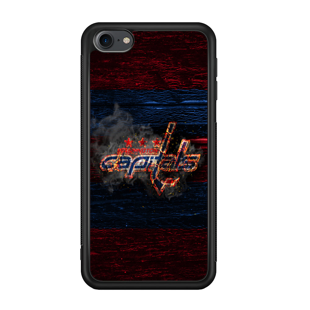 Hockey Washington Capitals NHL 001 iPod Touch 6 Case-Phone Case-Rubber Black (2D Case)-Altracase