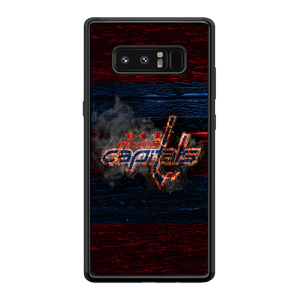 Hockey Washington Capitals NHL 001 Samsung Galaxy Note 8 Case-Phone Case-Rubber Black (2D Case)-Altracase