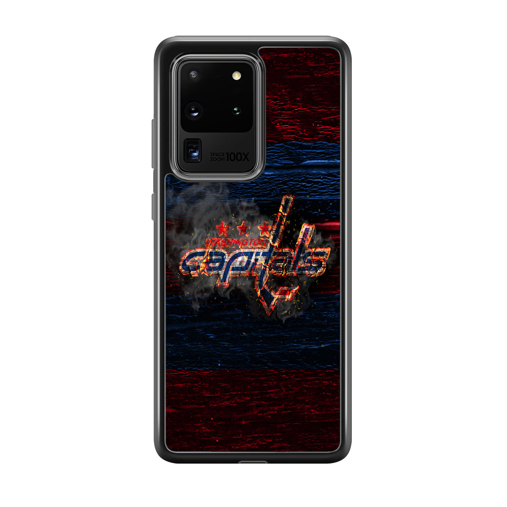 Hockey Washington Capitals NHL 001 Samsung Galaxy S20 Ultra Case-Phone Case-Rubber Black (2D Case)-Altracase
