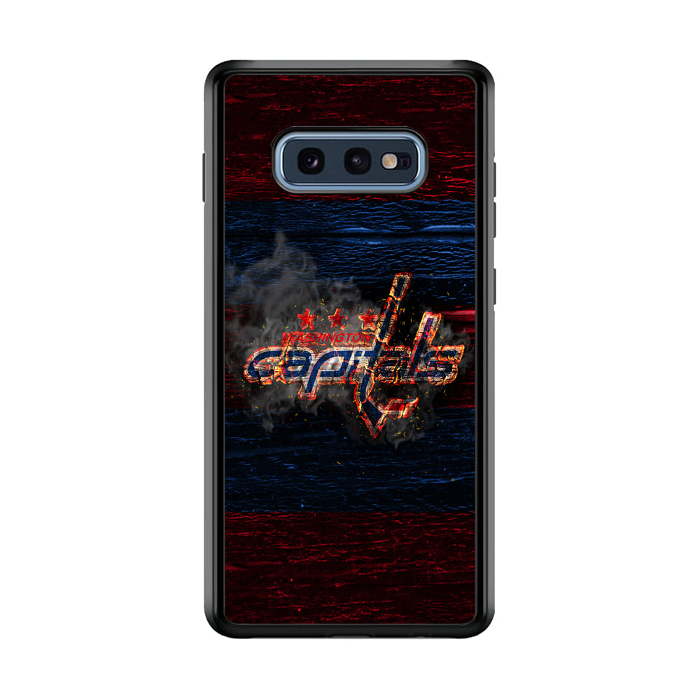 Hockey Washington Capitals NHL 001 Samsung Galaxy S10E Case-Phone Case-Rubber Black (2D Case)-Altracase