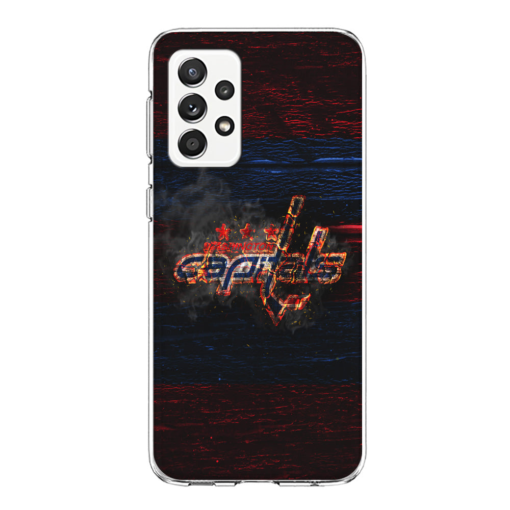Hockey Washington Capitals NHL 001 Samsung Galaxy A52 Case-Phone Case-Clear Soft Case-Altracase