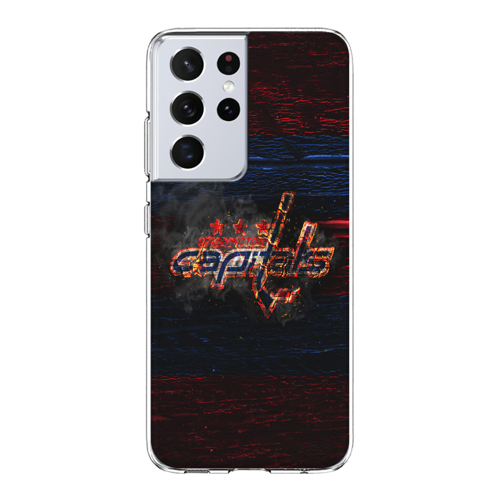 Hockey Washington Capitals NHL 001 Samsung Galaxy S23 Ultra Case-Phone Case-Clear Soft Case-Altracase