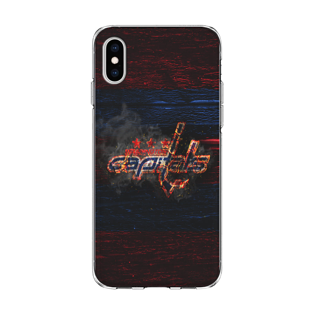 Hockey Washington Capitals NHL 001 iPhone Xs Case-Phone Case-Clear Soft Case-Altracase