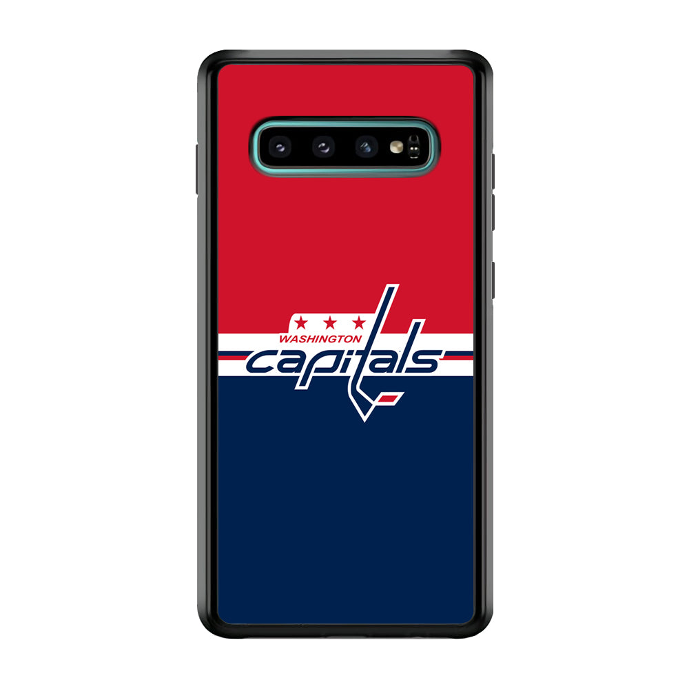 Hockey Washington Capitals NHL 002 Samsung Galaxy S10 Case-Phone Case-Rubber Black (2D Case)-Altracase