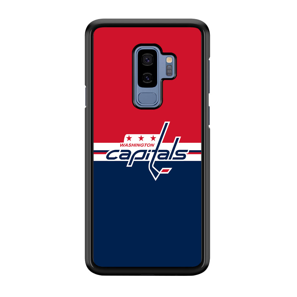 Hockey Washington Capitals NHL 002 Samsung Galaxy S9 Plus Case-Phone Case-Rubber Black (2D Case)-Altracase