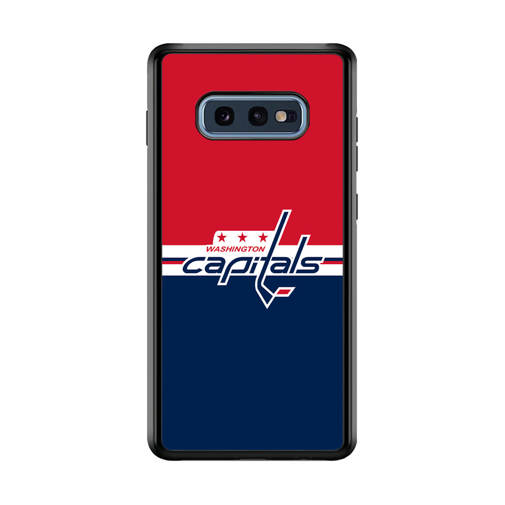 Hockey Washington Capitals NHL 002 Samsung Galaxy S10E Case-Phone Case-Rubber Black (2D Case)-Altracase
