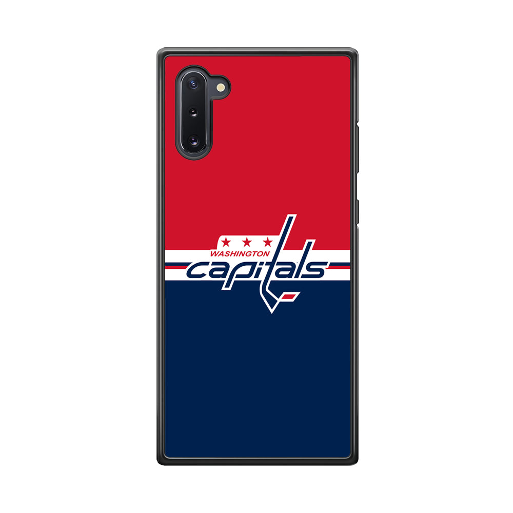 Hockey Washington Capitals NHL 002 Samsung Galaxy Note 10 Case-Phone Case-Rubber Black (2D Case)-Altracase
