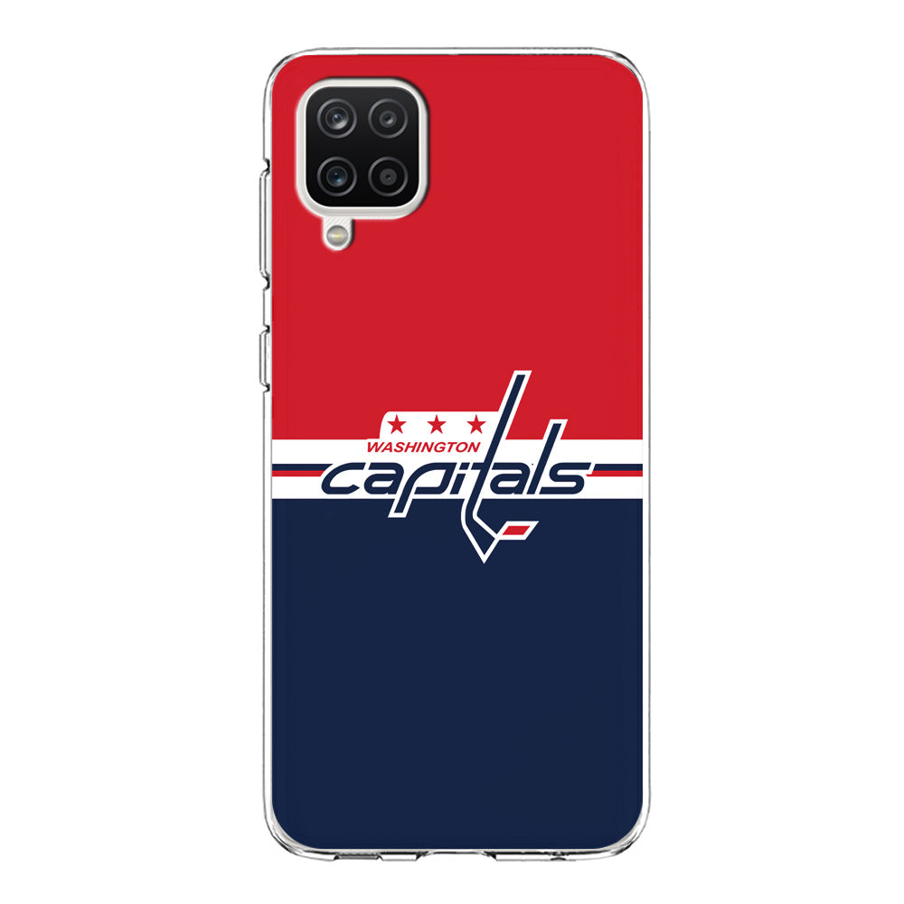 Hockey Washington Capitals NHL 002 Samsung Galaxy A12 Case-Phone Case-Clear Soft Case-Altracase