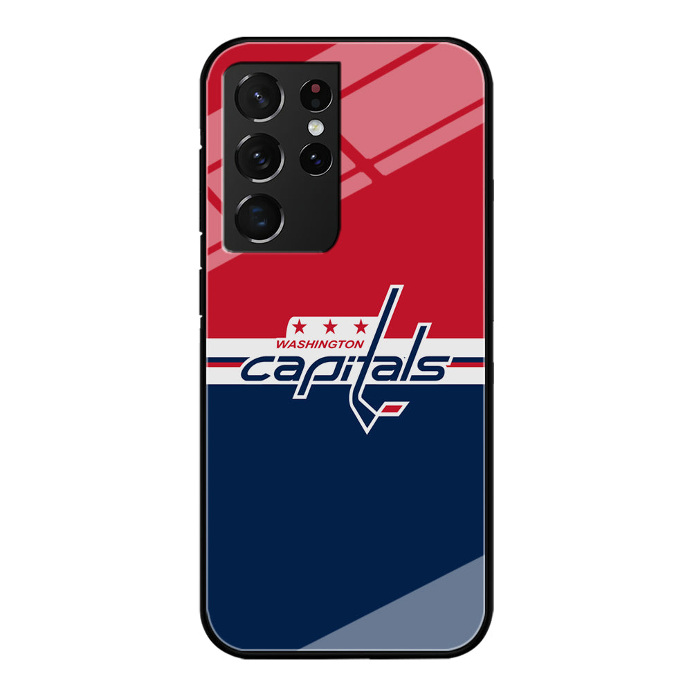 Hockey Washington Capitals NHL 002 Samsung Galaxy S23 Ultra Case-Phone Case-Tempered Glass Case-Altracase