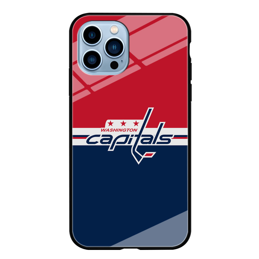 Hockey Washington Capitals NHL 002 iPhone 15 Pro Max Case-Phone Case-Tempered Glass Case-Altracase