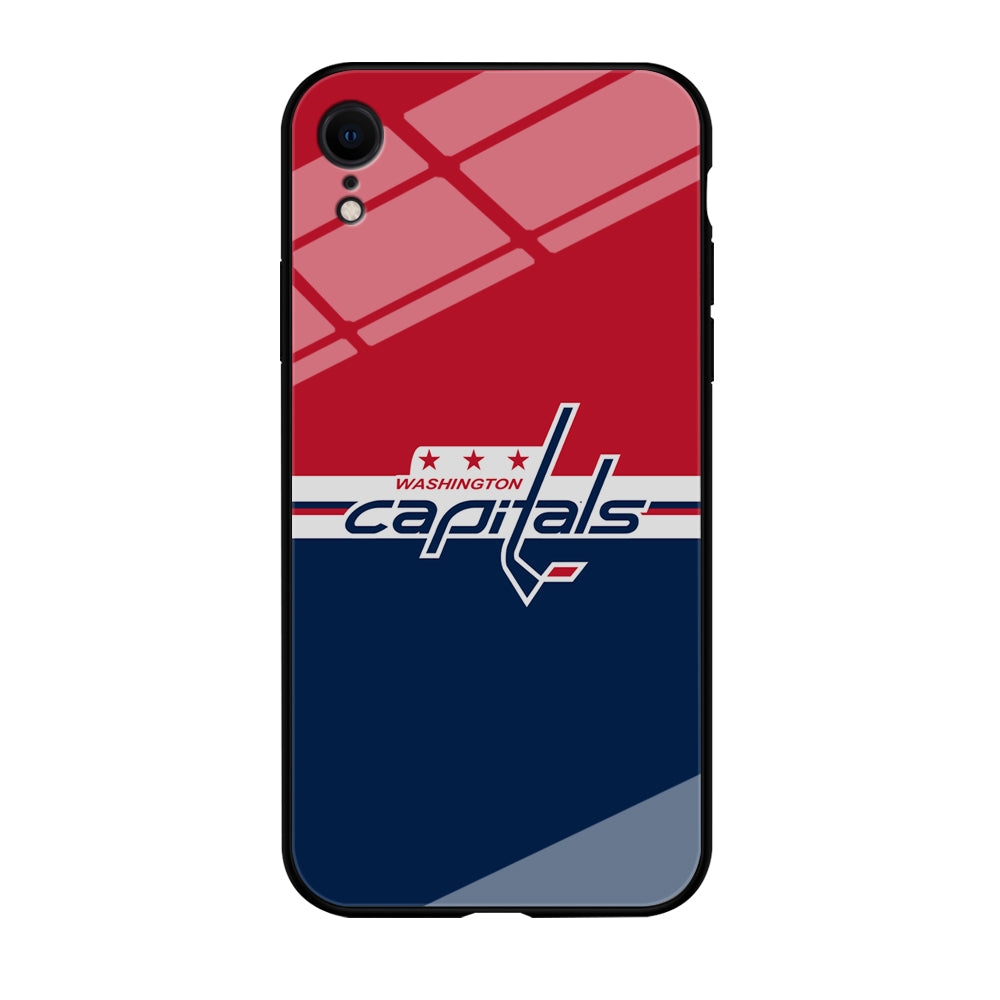 Hockey Washington Capitals NHL 002 iPhone XR Case-Phone Case-Tempered Glass Case-Altracase