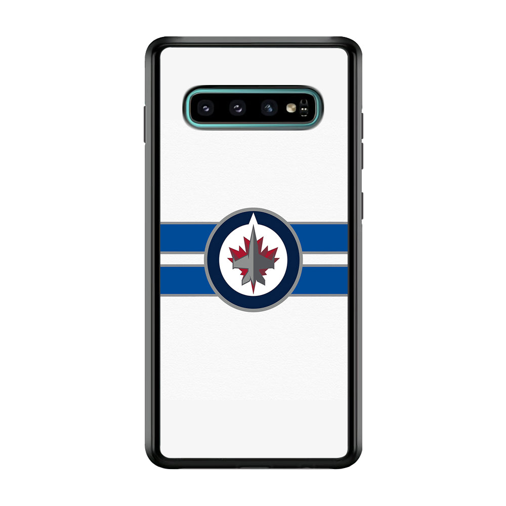 Hockey Winnipeg Jets NHL 001 Samsung Galaxy S10 Case-Phone Case-Rubber Black (2D Case)-Altracase