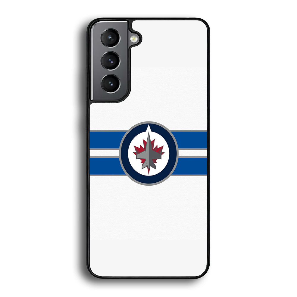 Hockey Winnipeg Jets NHL 001 Samsung Galaxy S21 Plus Case-Phone Case-Rubber Black (2D Case)-Altracase