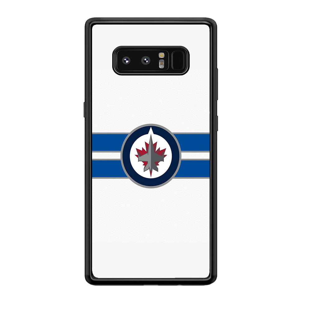 Hockey Winnipeg Jets NHL 001 Samsung Galaxy Note 8 Case-Phone Case-Rubber Black (2D Case)-Altracase