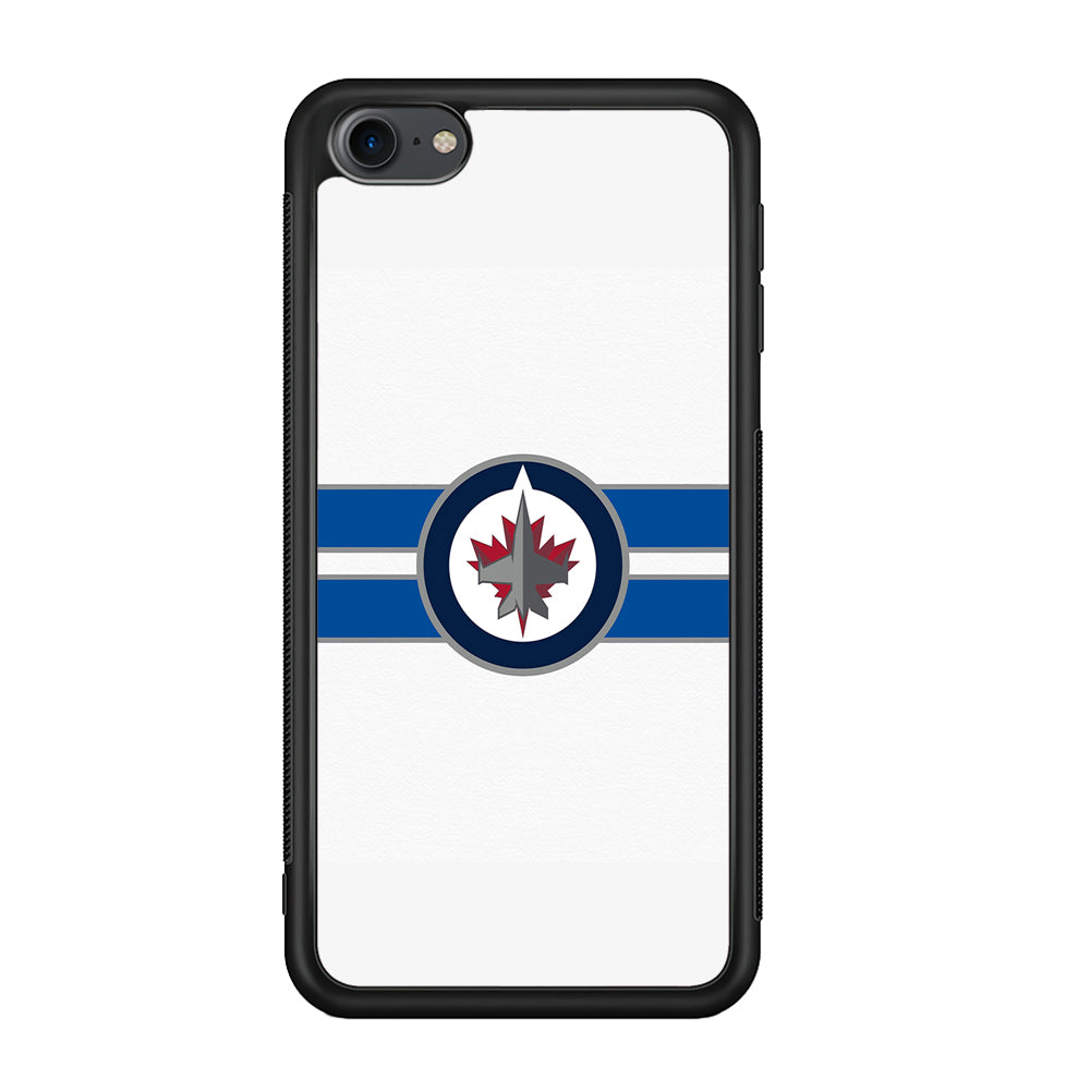 Hockey Winnipeg Jets NHL 001 iPod Touch 6 Case-Phone Case-Rubber Black (2D Case)-Altracase