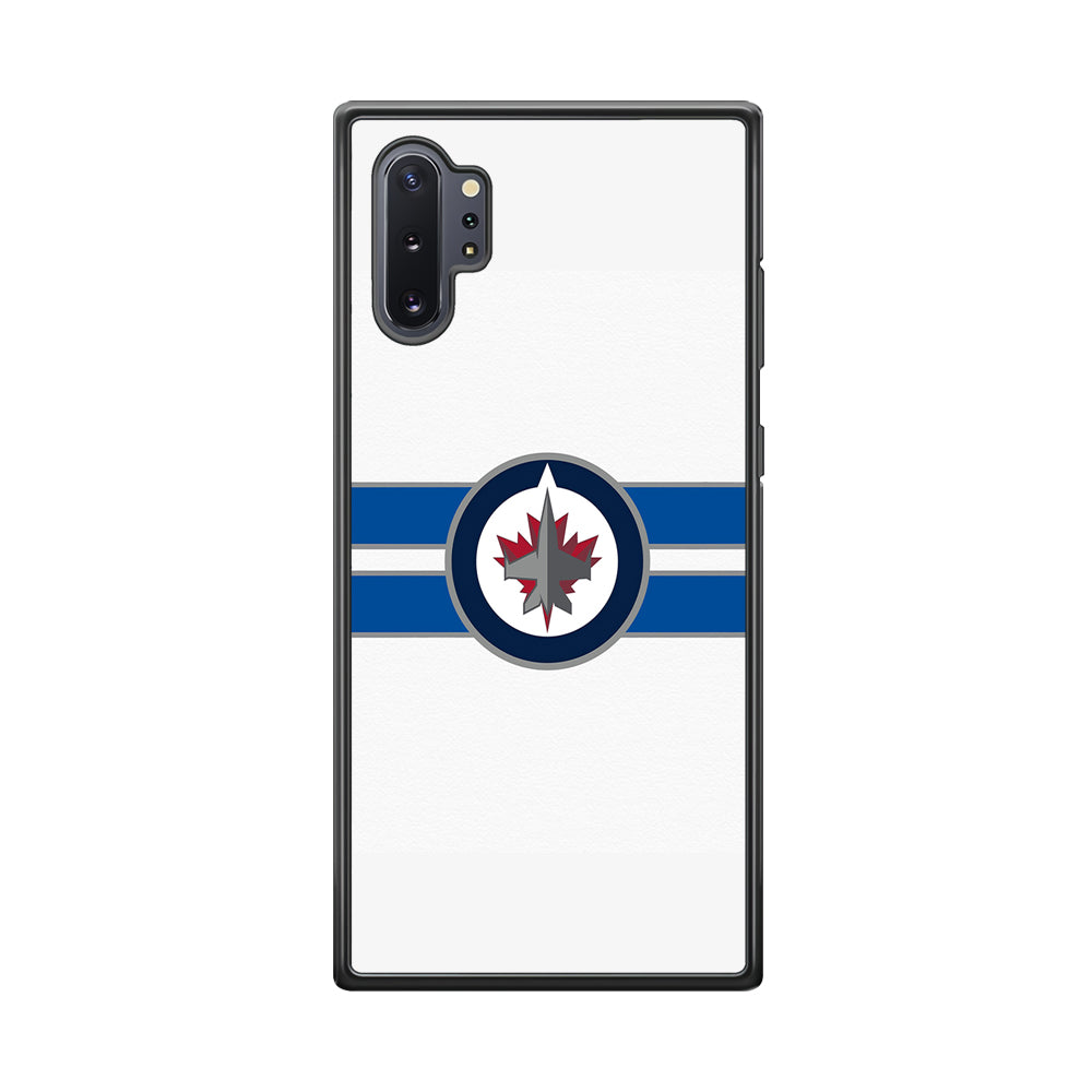 Hockey Winnipeg Jets NHL 001 Samsung Galaxy Note 10 Plus Case-Phone Case-Rubber Black (2D Case)-Altracase