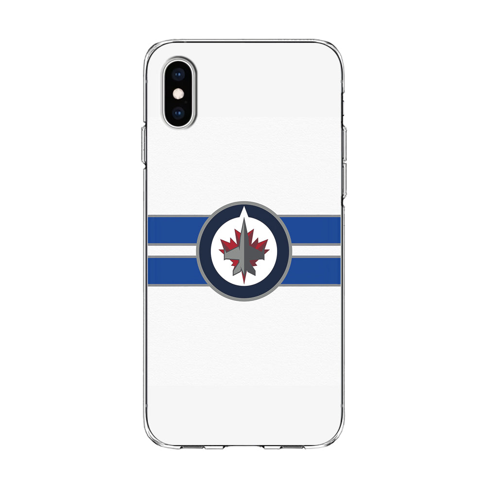 Hockey Winnipeg Jets NHL 001 iPhone Xs Case-Phone Case-Clear Soft Case-Altracase